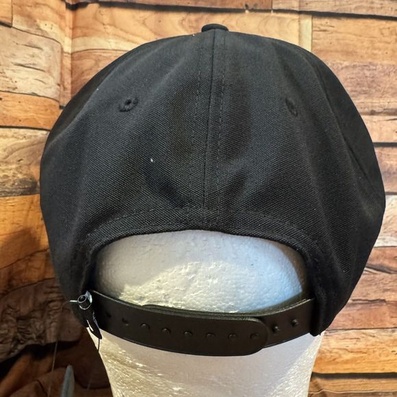 The North Face "Walls Are Meant For Climbing" Hat Adjustable Snapback Black Cap - Picture 3 of 12